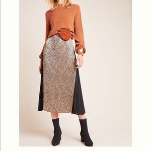 Anthro midi skirt